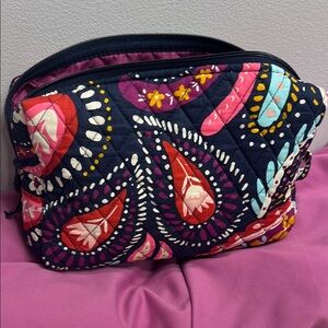 Vera Bradley painted Paisley cosmetic Bag
